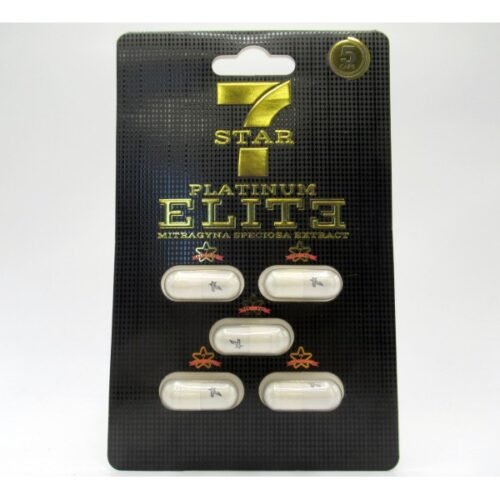 7 Star Platinum Elite Kratom Extract Capsules